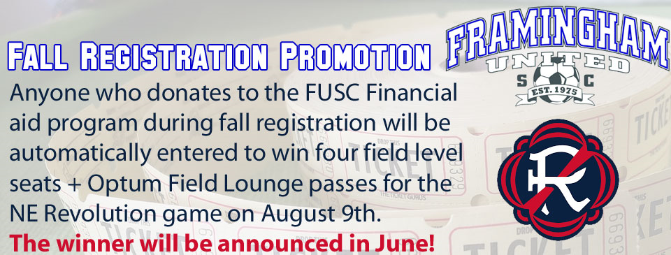 Fall Registration Promotion