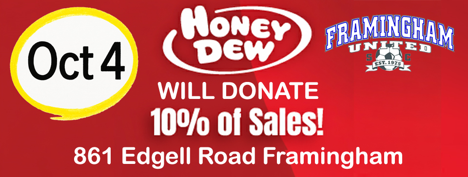 Honey Dew Donation Day 10/4